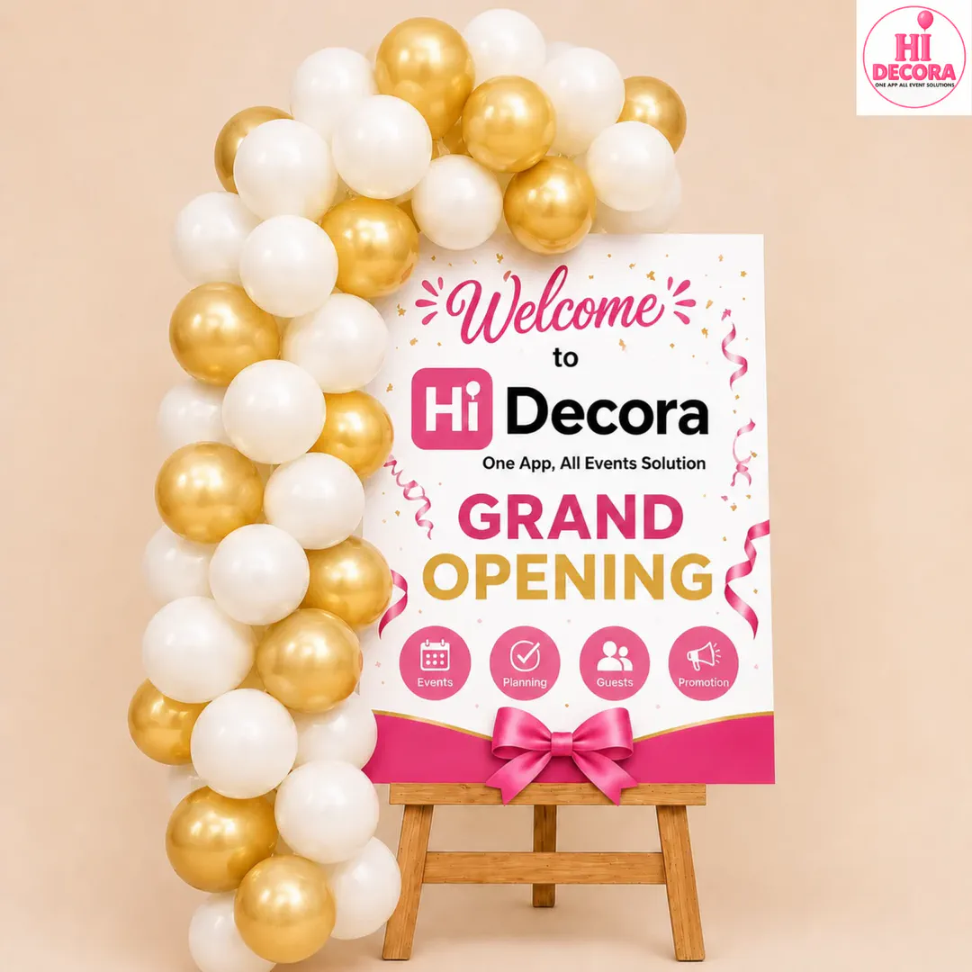 Welcome Board Opening Decor KK 3